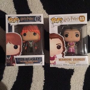 Ron Weasley and Hermione Granger Funko POP’s